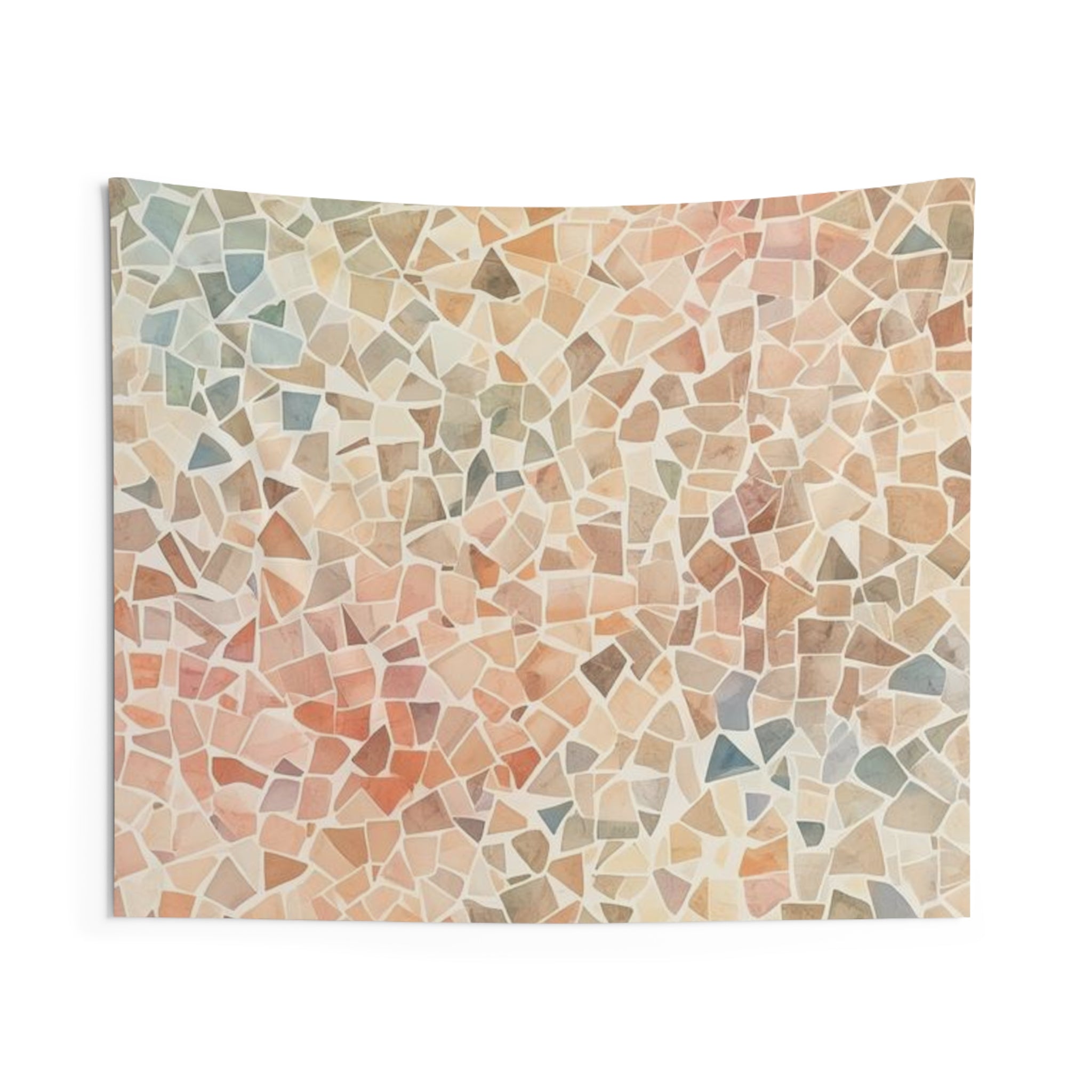 Elegant Mosaic Indoor Wall Tapestries by Rosetta Creative Boutique– Bohemian Home Decor, Living Room Accent, Bedroom Wall Art, Unique Gift Ideas, Cozy Atmosphere - Rosetta Creative Boutique